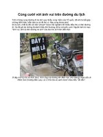 Cùng cười với ảnh vui trên đường du lịch docx