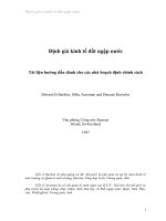 Định giá kinh tế đất ngập nước pps