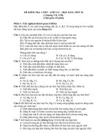 ĐỀ KIỂM TRA 1 TIẾT - LỚP 12 pps