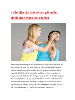 4 dấu hiệu cho thấy cô bạn gái muốn chinh phục chàng trai của bạn doc