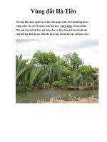 Vùng đất Hà Tiên pptx
