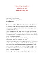 Những bài học từ người mẹ BÀ SMITH, MẸ TÔI ppt