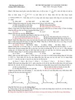 Đề thi thử Đại học 2011 môn Vật lí docx