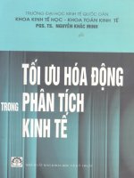 Tối ưu hóa động trong phân tích kinh tế part 1 potx