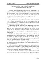 CHƢƠNG IV. CÔNG NGHỆ NUÔI CẤY TẾ BÀO ĐƠN – THU NHẬN SẢN PHẨM THỨ CẤP pps