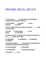 VĂN PHẠM - UNIT 10 - LỚP 10 (9) pdf