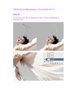 Thiết Kế Hình Nền Bằng photoshop: Cô Gái Hạnh Phúc (phần 3) pdf