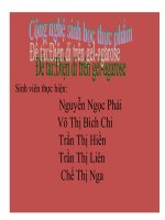 Tiểu luận điện di trên gel agarose