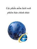 Các phần mềm lướt web phiên bản chính thức potx