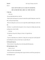 Bài 27: LỚP VỎ SINH VẬT CÁC NHÂN TỐ ẢNH HƯỞNG ĐẾN SỰ PHÂN BỐ THỰC, ĐỘNG VẬT TRÊN TRÁI ĐẤT docx