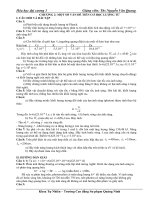 Hóa đại cương 1 - Bài tập chương 2 ppsx