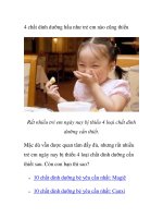 4 chất dinh dưỡng hầu như trẻ em nào cũng thiếu doc