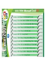 Giáo trình MICROSOFT EXCEL - Chương 6 ppsx