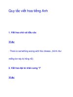 Quy tắc viết hoa tiếng Anh pps