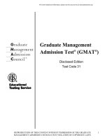 Tài liệu ôn thi GMAT(3) pps