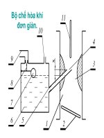 Bộ chế hòa khí đơn giản pdf