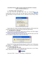 GIẢI PHÁP TỐI ƯU KHI CÀI ĐẶT CHUYỂN MÃ/FONT VĂN BẢN BẰNG VIETKEYOFFICE 2.1 ppt
