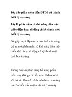 Độc đáo phần mềm biến ĐTDĐ cũ thành thiết bị cảm ứng pps