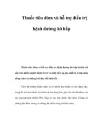 Thuốc tiêu đờm và hỗ trợ điều trị bệnh đường hô hấp pot