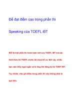 Để đạt điểm cao trong phần thi ppt
