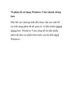 76 phím tắt sử dụng Windows Vista nhanh chóng hơn potx
