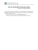 bài tập về nhà môn tin học đại cương ppsx