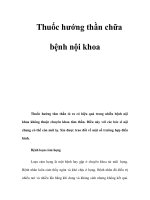 Thuốc hướng thần chữa bệnh nội khoa potx