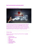 Hiệu Ứng Ánh Sáng Khói trong Photoshop (phần 1) ppsx