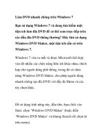 Làm DVD nhanh chóng trên Windows 7 ppsx