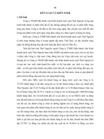 Luận văn : GIẢI PHÁP PHÁT TRIỂN SẢN XUẤT KINH DOANH NƯỚC SẠCH TẠI CÔNG TY TRÁCH NHIỆM HỮU HẠN MỘT THÀNH VIÊN KINH DOANH NƯỚC SẠCH THÁI NGUYÊN part 10 pps