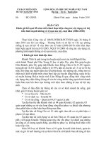 Báo cáo kết quả năm năm xây dựng xã, thị trấn lành mạnh không có tệ nạn ma túy pps