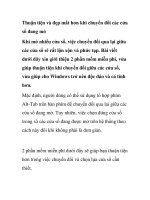 Thuận tiện và đẹp mắt hơn khi chuyển đổi các cửa sổ đang mở docx