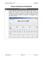 Distributed Computing in Java - Swing components and Dialog Box doc