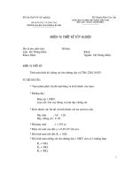 Tính toán thiết kế chống sét cho đường dây và TBA 220  110 KV