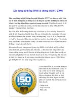 Xây dựng hệ thống ISMS & chứng chỉ ISO 27001 docx