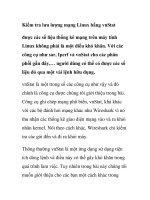 Kiểm tra lưu lượng mạng Linux bằng vnStat pptx