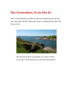 Đảo Suomenlinna, di sản tiềm ẩn doc