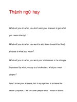 Thành ngữ hay pptx