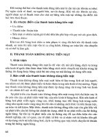 Giáo trình lý thuyết tiền tệ tín dụng part 7 doc