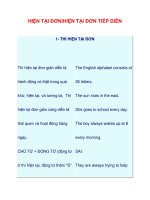 HIỆN TẠI ĐƠN/HIỆN TẠI ĐƠN TIẾP DIỄN pps