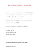 Ðặc Sản Miền Trung Qua Ca Dao-Tục Ngữ pdf