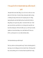 7 bí quyết để trở thành lãnh đạo diễn thuyết giỏi ppsx