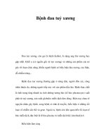 Bệnh đau tuỷ xương doc