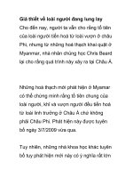 Giả thiết về loài người đang lung lay pdf