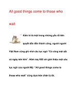 All good things come to those who wait ppsx