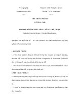 TIÊU CHUẨN NGÀNH 14 TCN 64 – 2001 doc