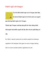 thành ngữ với tongue pptx