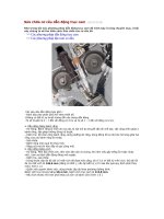 Sửa chữa cơ cấu dẫn động trục cam pot