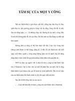 TÂM SỰ CỦA MỘT Y CÔNG pdf