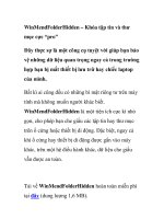 WinMendFolderHidden – Khóa tập tin và thư mục cực “pro” docx